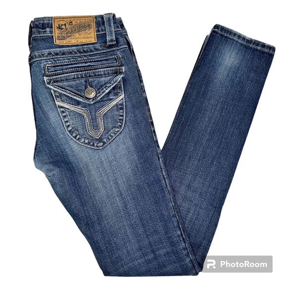 Vigoss Studio | The New York Dark Wash Low Rise Skinny Jean | Size 3/4 - Picture 1 of 14